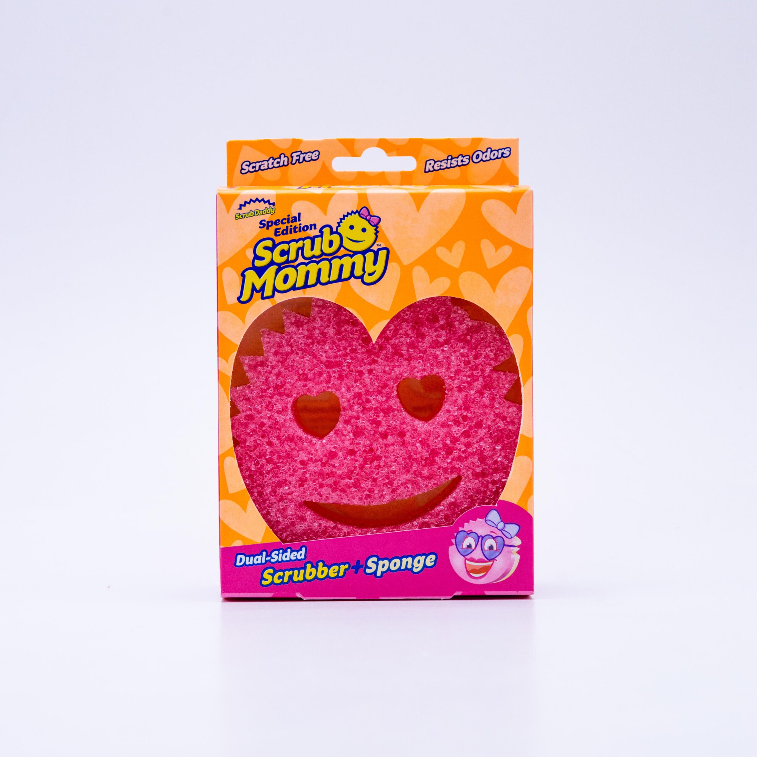Scrub Mommy Kalp Şekilli Bulaşık Süngeri (Sınırlı Sayıda - Özel Seri)