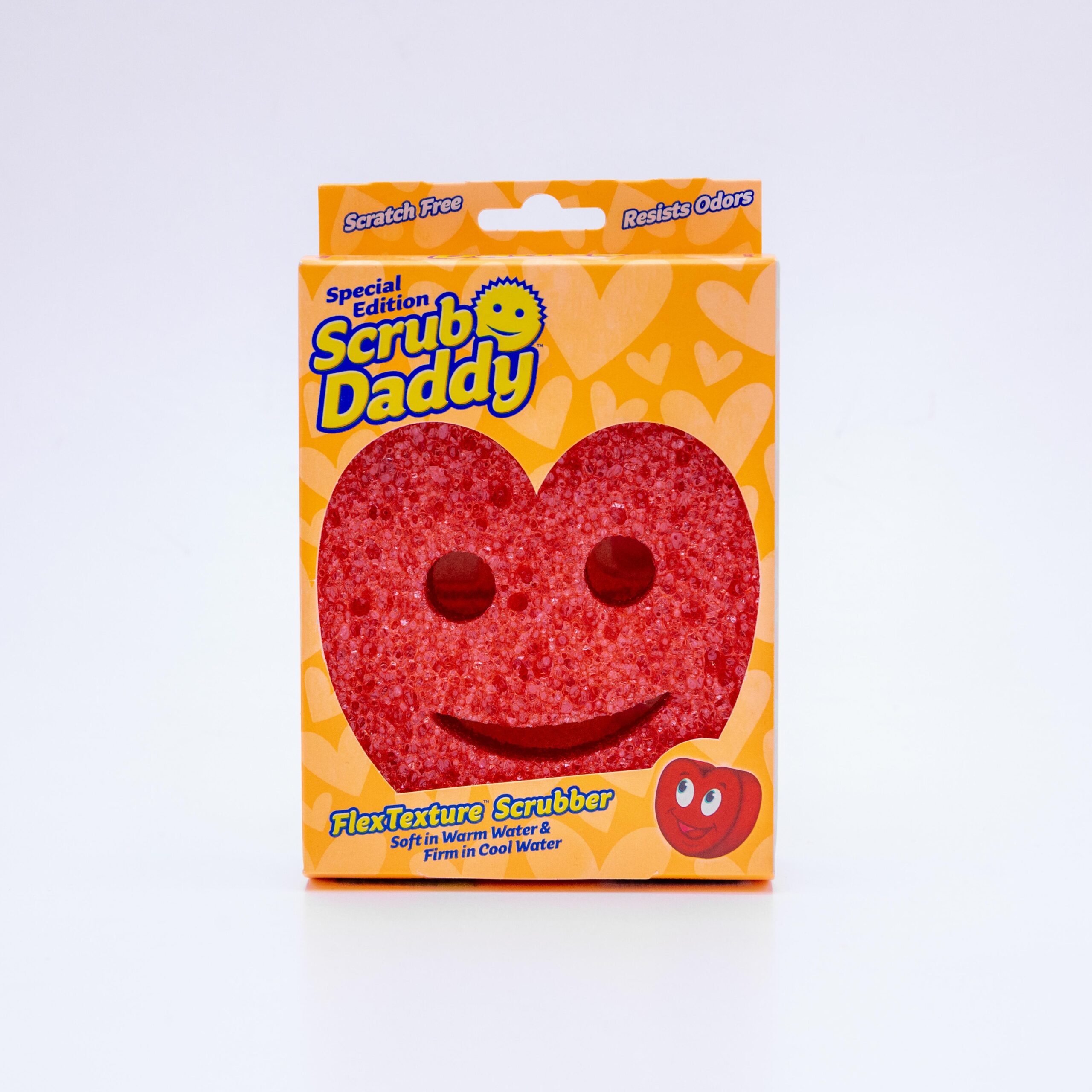 Scrub Daddy Kalp Şekilli Bulaşık Süngeri (Sınırlı Sayıda - Özel Seri)